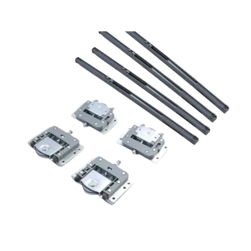 Rollers Double Door Hardware
