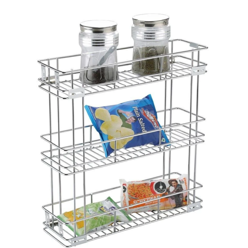 Wire Bottle Pull-Out Baskets